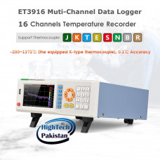 Multi-Channel Temperature Data Logger ET3916, Desktop 16 Channels