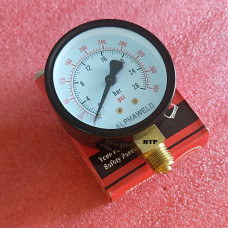 Pressure Gauge 28 Bar / 400 PSI, Black Body Dial Size 2.5 Inch, Reliable Quality In Stock