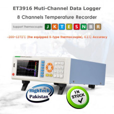 Multi-Channel Temperature Data Logger ET3916, Desktop 8 Channels - In Stock